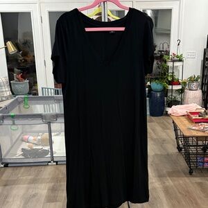 Tahari Black T-Shirt Dress